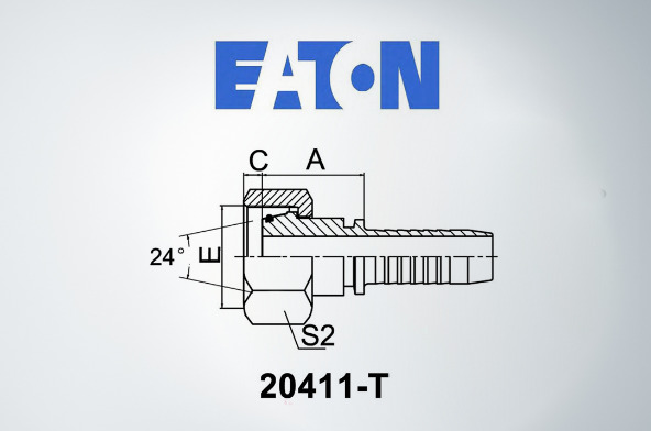 METRIC FEMALE 24° CONE SEAT LIGNT DUTY