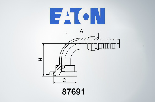 90° SWEPT ELBOW SAE FLANGE 6000PSI