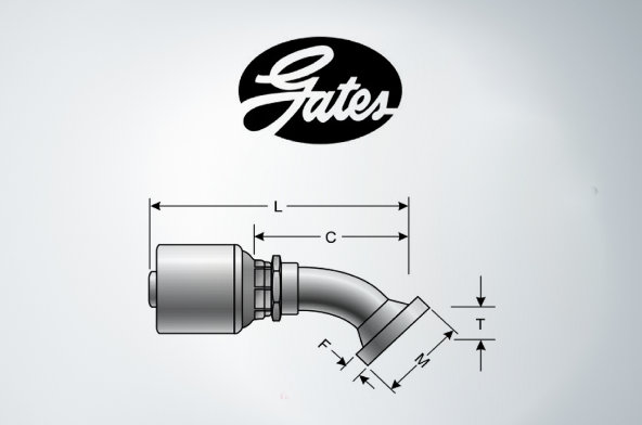 45° SWEPT ELBOW SAE-61 FLANGE LIGHT DUTY